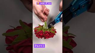 ایده بسیار زیبا برای دسته گل ولنتاین #handmade #shortsvideo #flowers