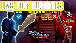 OSRS - LMS BEGINNERS GUIDE! (UPDATED)