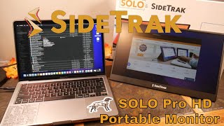 Sidetrak Solo Pro HD Portable Monitor: Take Your Work Remote Anywhere Productivity Up A Level