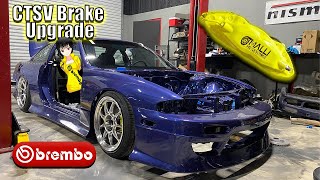 240SX Gets CUSTOM 1 of 1 BREMBO Upgrade