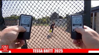 Tessa Britt 2025 Power Hitter/Corner Softball Skills Video