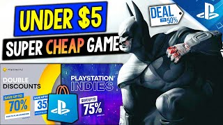 10 GREAT PSN Game Deals UNDER $5! PSN PS Plus Double Discounts Sale - SUPER CHEAP PlayStation Games