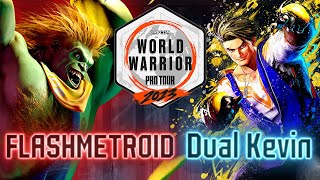 FlashMetroid (Blanka) vs Dual Kevin (Luke) - World Warrior US Midwest 1 - Winners Semis