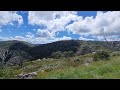 mt blue cow summer bike hike road from north perisher near roller coaster. jan 2024