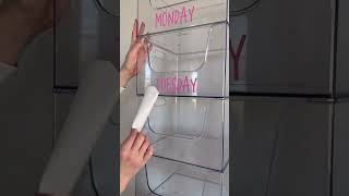 Every Sunday I fill them and it has been life changingg! 🙌🏼 #momhack #mom #organization #organize