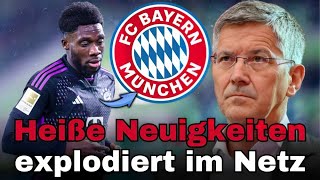 💥Überraschungsbombe! Das hat niemand erwartet! Nachrichten Vom FC Bayern München
