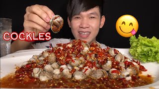 MUKBANG EATING COCKLES WITH CHILI SAUCE | Eating Delicious Spicy