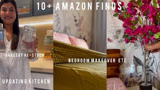 10+ Amazon Finds To Update Kitchen \u0026 Bedroom |Grocery Restock, Decoration, Cleaning,DailyLife Chores