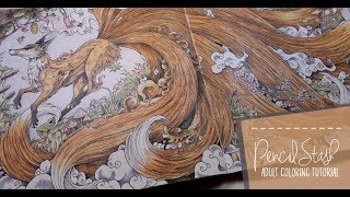 Coloring a Fox using REFERENCE PHOTOS from Mythomorphia - A PencilStash Tutorial