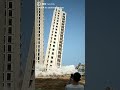 destroying a building building falling