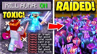 RAIDING OUR *TOXIC* #1 ENEMY MINECRAFT FACTION..! ($$$)