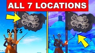 besuche alle piratenlager fortnite season 8 woche 1 herausforderung - fortnite season 8 map alle piratenlager