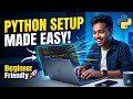 Python Installation Guide for Beginners | Setup + First ProgramHow to Install Python and Libraries