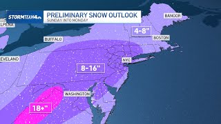 LIVE: Weekend winter snow forecast, what we know of incoming storm | NBC New York