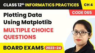 Plotting Data Using Matplotlib - MCQs | Class 12 Informatics Practices Chapter 4 (Code 065)