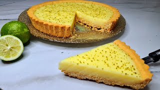 The best and most delicious tart with green lemon 👌😲!!!