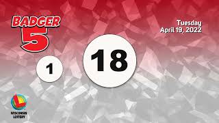 Wisconsin Lottery Evening Draw 04/19/2022