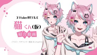 【Live2D showcase】猫くん(仮)Vtuberモデル紹介動画【Vtubestudio】