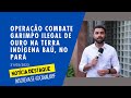 Operação combate garimpo ilegal de ouro na Terra Indígena Baú, no Pará - 31/05/23