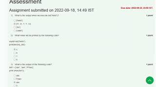 Programming in Python CEC Solution of Assignment Week 6