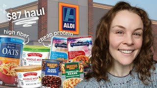 Grocery Staples That I ALWAYS Buy at Aldi (weekly meal plan + budget haul)