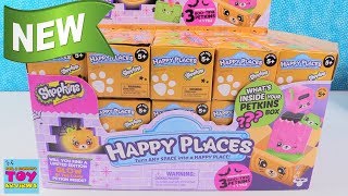 Happy Places Shopkins Halloween Spooky Glow In The Dark Blind Bag Toy Review | PSToyReviews