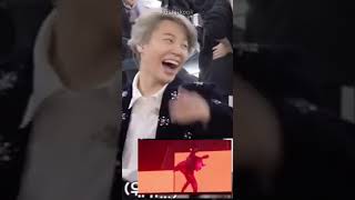 Jimin's reaction to Jungkook's 'My Time' live performance is...  #jikook #kookmin #jimin #jungkook