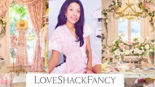 Pink and girly love shack fancy clothing try on haul !
