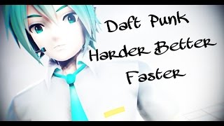 【MMD】Daft Punk-Harder Better Faster (motion dl)