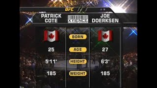 Patrick Cote vs Joe Doerksen