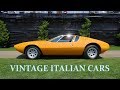 23 Minutes of Vintage & Classic Italian Cars Accelerating