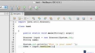 06 - JAVA PROGRAMMING TUTORIAL - Creating User Input (Mac, Windows, Linux)