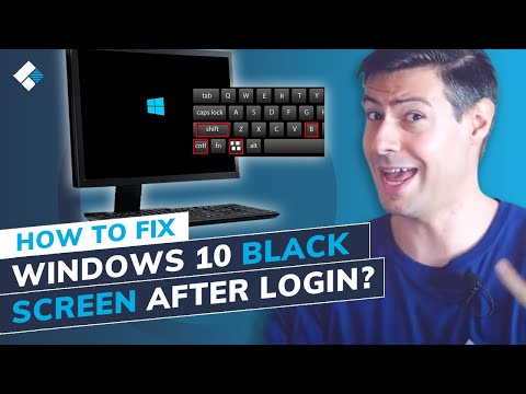 Как исправить черный экран в Windows 10 после входа в систему? (7 способов)