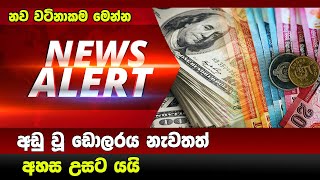 ඩොලරය නැවතත් අහස උසට යයි. නව මිල මෙන්න Breaking news