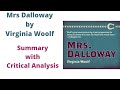 Mrs Dalloway by Virginia Woolf Critical Summary Explained in Urdu Hindi