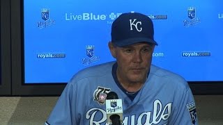 CLE@KC: Yost talks about loss to Indians