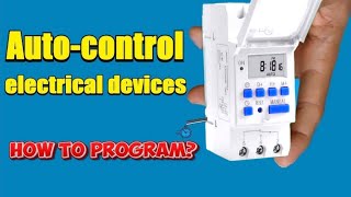 programmable digital timer switch | timer switch setting