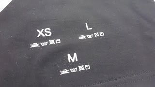 Iron On SIze Labels - How it is made