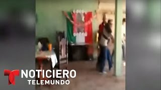 Perturbadoras imágenes del asesinato de un hombre en México | Noticiero | Noticias Telemundo