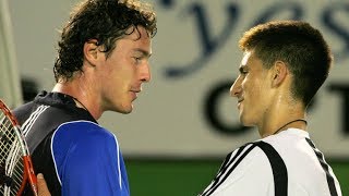 Marat Safin vs Novak Djokovic 2005 AO R1 Highlights