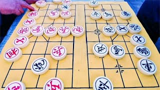 街头象棋实战，胆战心惊的套路，步步紧逼的攻击，高手运子如神