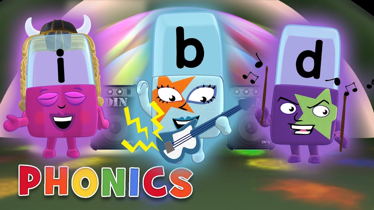 Phonics - Learn To Read | B For Band! | Alphablocks - YouTube