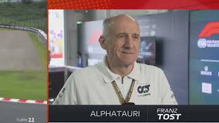 Franz tost  talks about Nyck de vries in Alpha Tauri 2023 and Pierre to Alpine - Go Nycky!! 👏👏👏