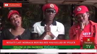 Ritah Nabukenya's last message beforer she was killed by the Police