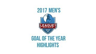 2017 Men's League1 Ontario Goal Of The Year Highlights