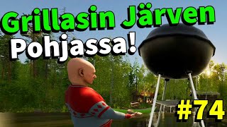 SEPPO GRILLASI JÄRVEN POHJASSA! #74 | Finnish Cottage Simulator