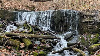 Waterfalls at Leonard Springs in Bloomington Indiana