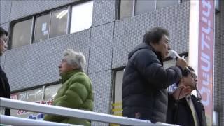 東京都知事選挙2014～細川もりひろ候補 街頭演説 八王子駅北口東急スクエア前