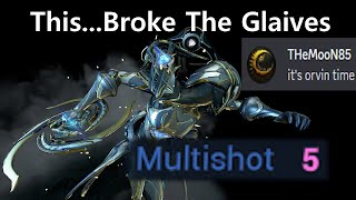 We put MULTISHOT on a GLAIVE...it was BROKEN