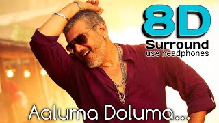 Aaluma Doluma 8D | Vedhalam-Aaluma Doluma Video song | break free musix